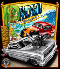 NEW!! 2014 Maui Dragway Season Event Drag Racing T Shirts